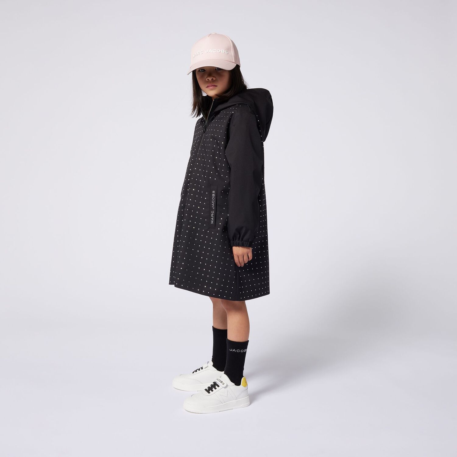 قبعة بالشعار باللون الوردى للبنات, 2, hi-res image number null