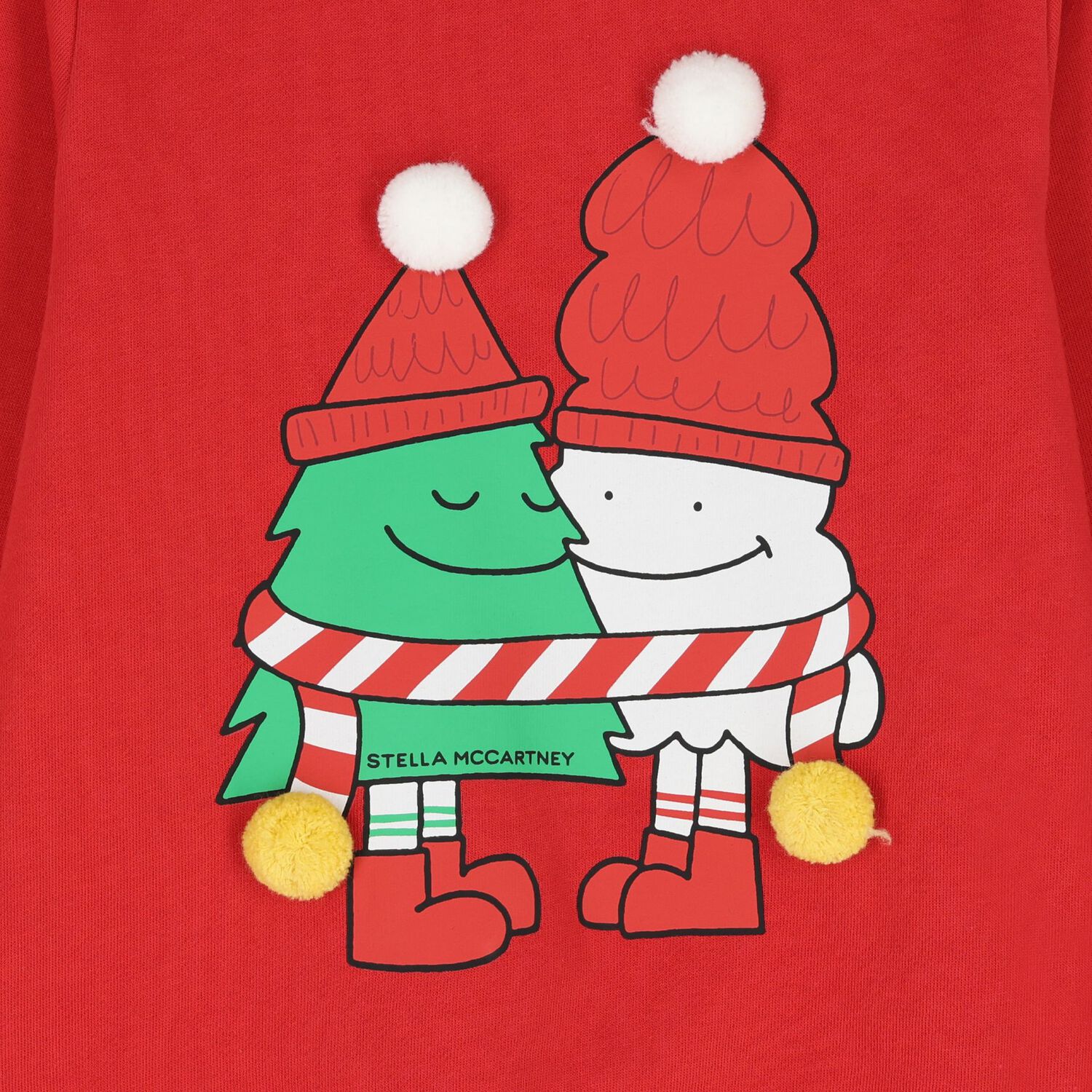 Red Christmas Tree Logo Sweatshirt, 1, hi-res