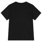 Boys Mini Me Black Logo T-Shirt, 1, hi-res
