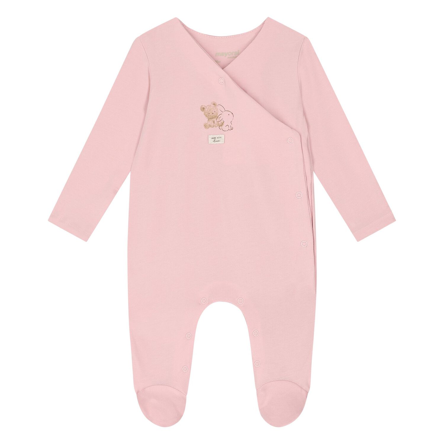 Girls Pink & White Babygrow Gift Set (3 Piece), 2, hi-res image number null