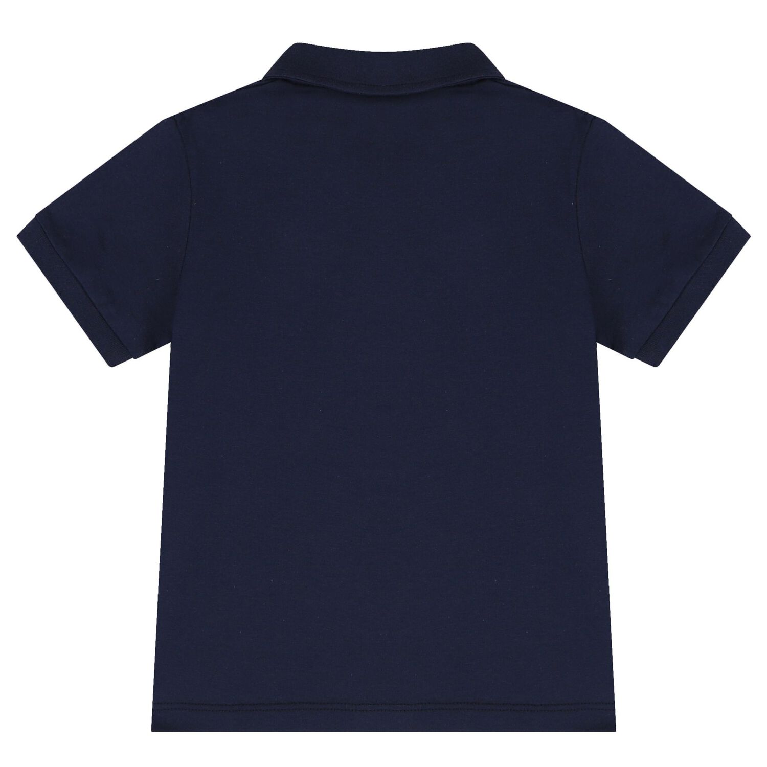 تيشيرت بولو أولاد بالشعار باللون الكحلي, 2, hi-res