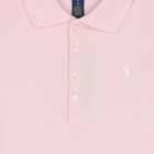 Girls Pink Logo Polo Dress, 1, hi-res