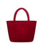 Girls Red Velvet Bow Hand Bag, 1, hi-res