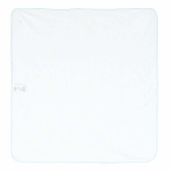 Baby Boys White Printed Blanket