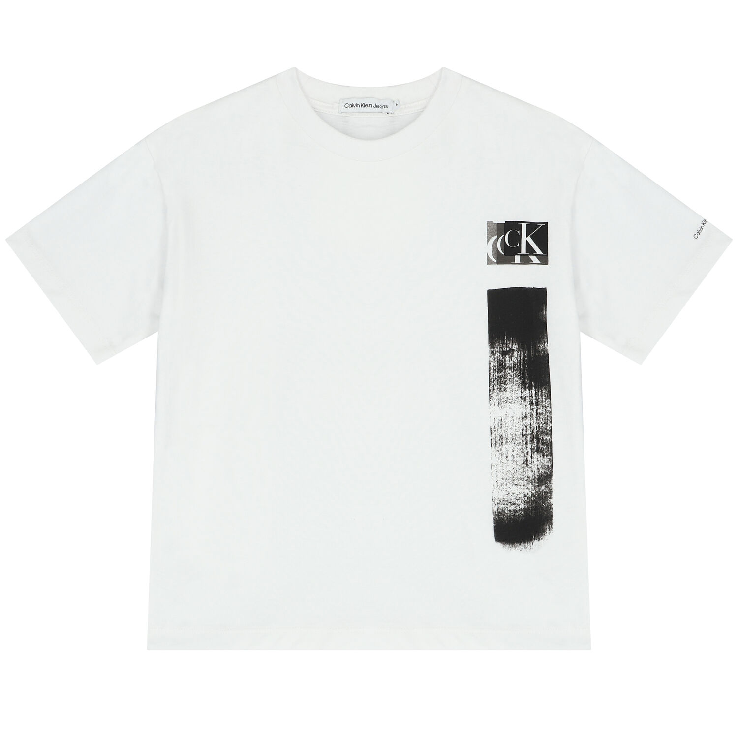 Boys White Logo T-Shirt, 2, hi-res