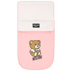 Pink Teddy Bear Logo Baby Nest, 5, hi-res