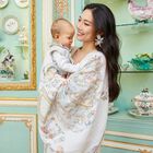 بطانية قماط بطبعة كعكة باللون الأبيض للأطفال, 1, hi-res