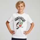 Boys White Logo T-Shirt, 1, hi-res