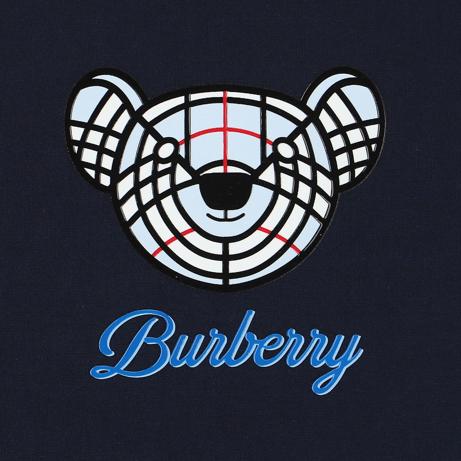 تيشيرت بشعار الدب توماس باللون الكحلى, 1, hi-res