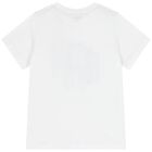 Boys White Logo T-Shirt, 1, hi-res