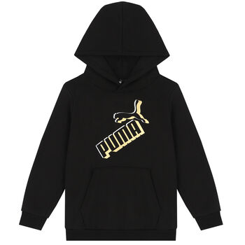Black Logo Hooded Top