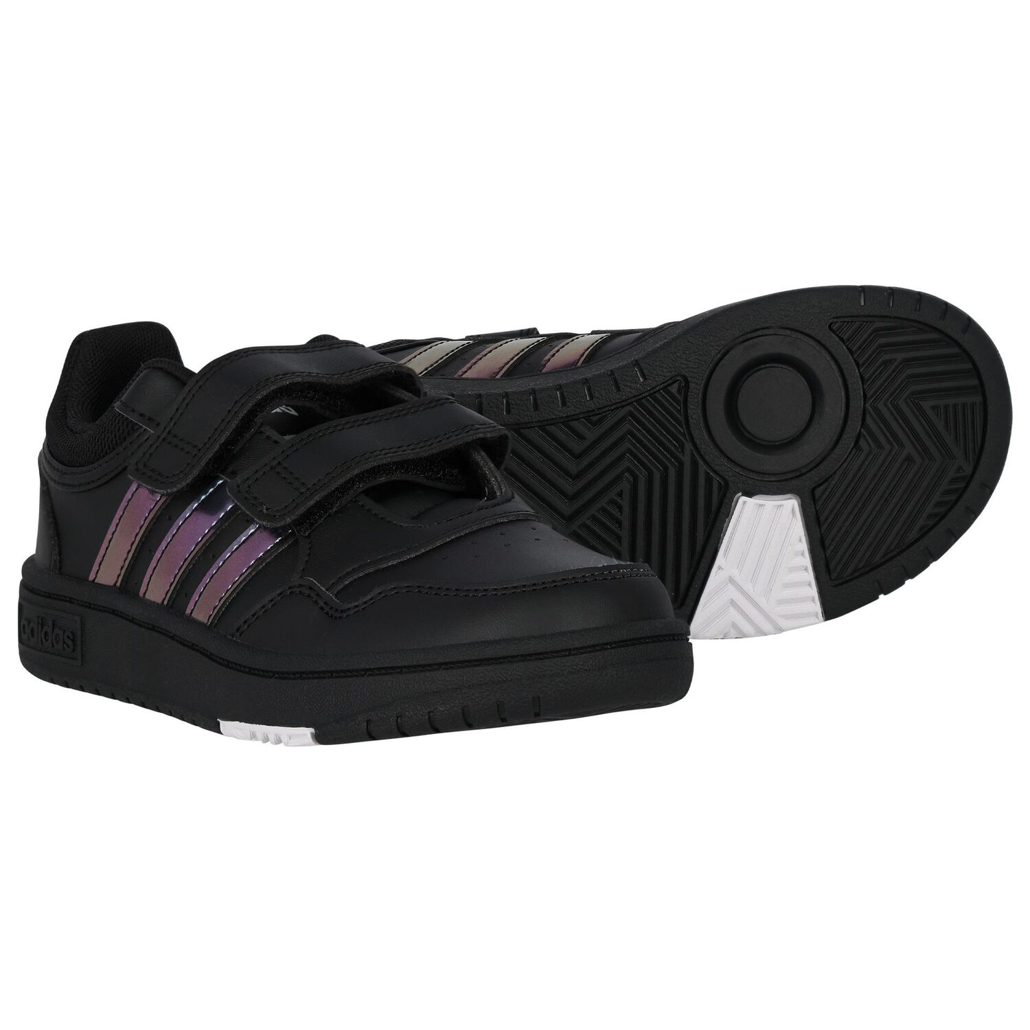 Black Hoops 3.0 Logo Trainers, 1, hi-res image number null