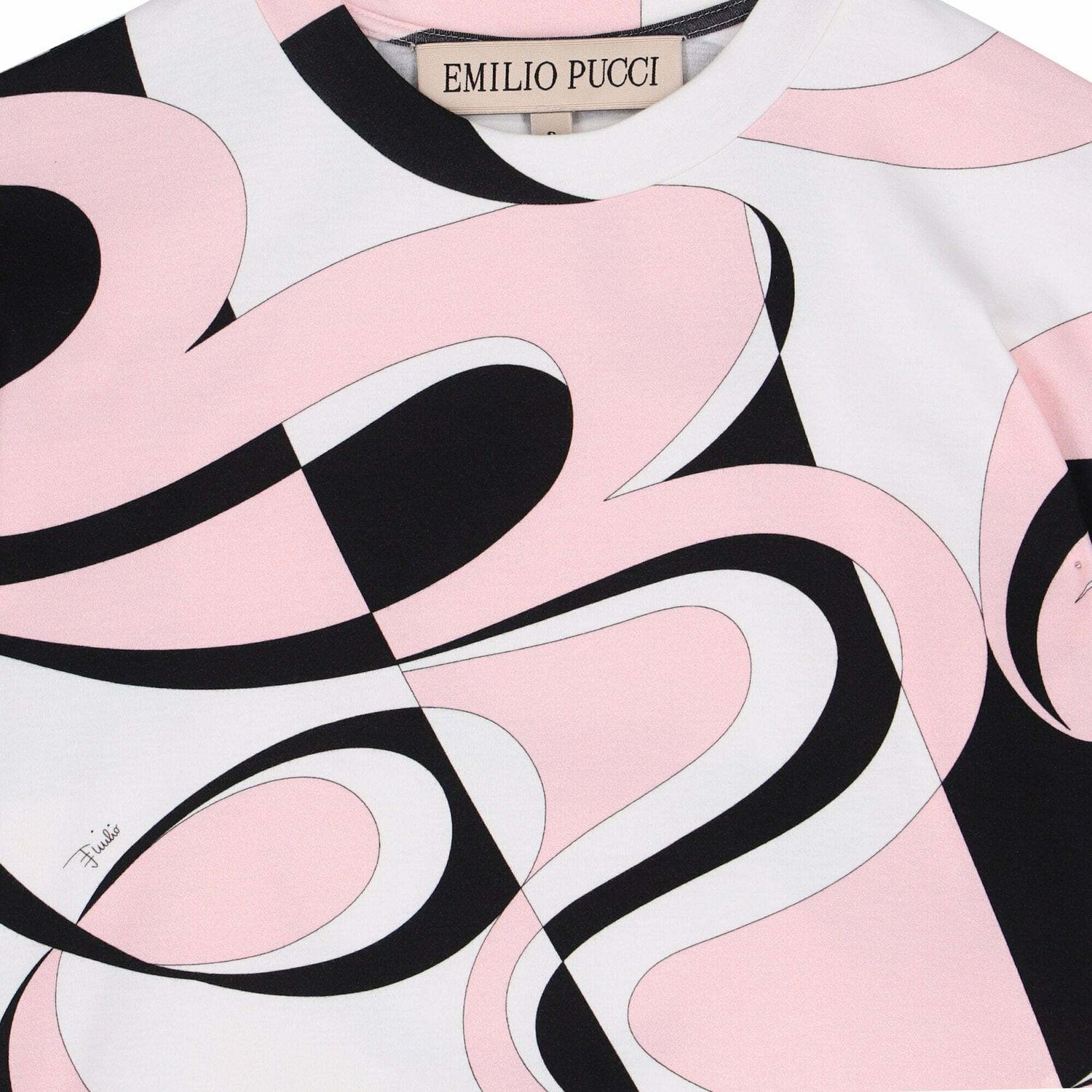 فستان اطفال بناتي باللون الابيض و الاسود, 1, hi-res