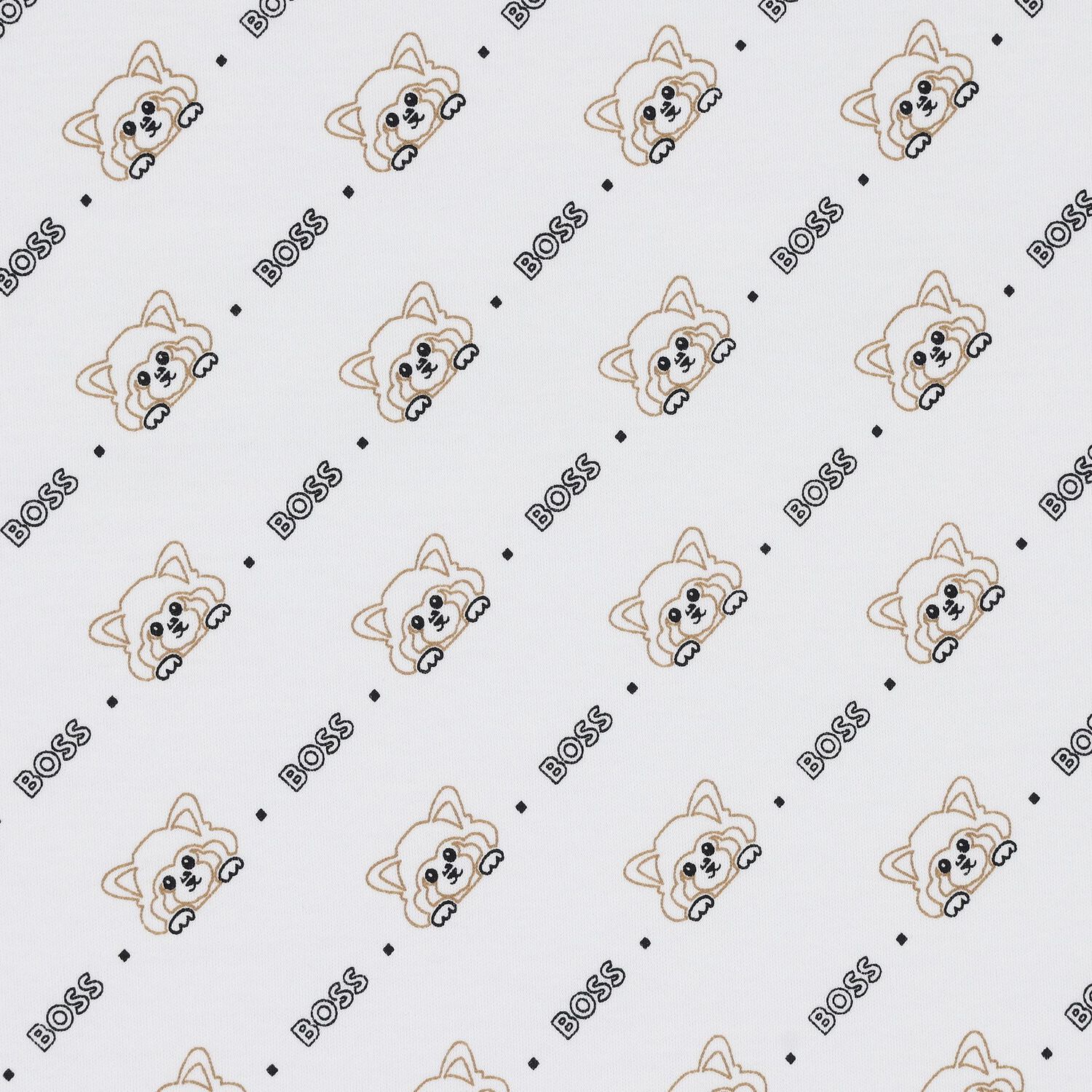 White Logo Baby Blanket, 1, hi-res