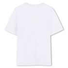Boys White Logo T-Shirt, 1, hi-res