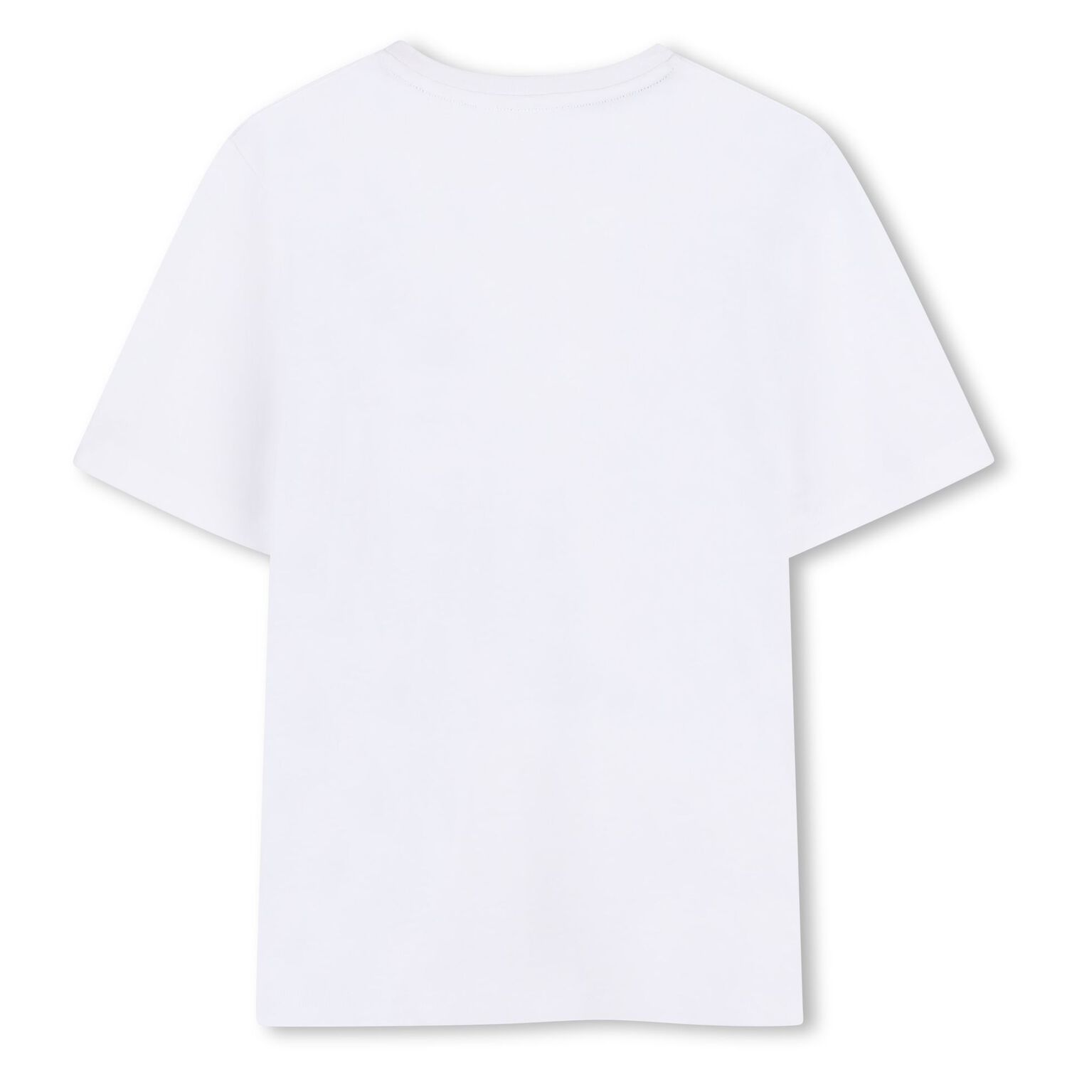 Boys White Logo T-Shirt, 1, hi-res