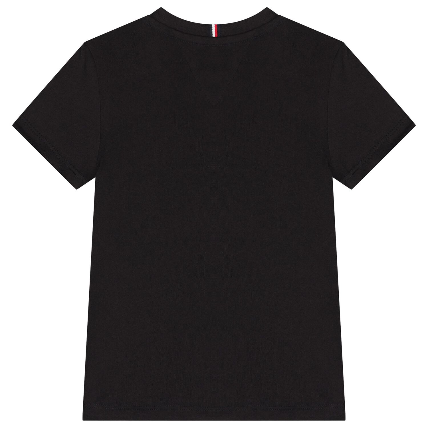 Boys Black Flag Logo Cotton T-Shirt, 1, hi-res