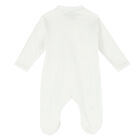 Baby Girls Ivory 4-Piece Babysuit Set, 1, hi-res