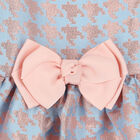 فستان باللون الازرق والذهبى الوردى, 1, hi-res