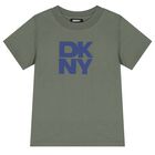 تي شيرت بشعار أخضر للأولاد, 2, hi-res