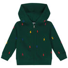 Baby Boys Green Logo Tracksuit, 1, hi-res