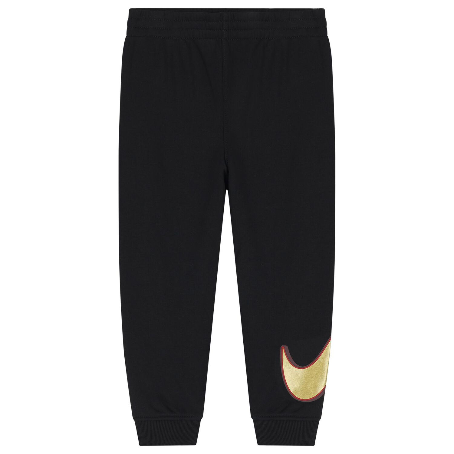 Boys Black Logo Tracksuit, 1, hi-res