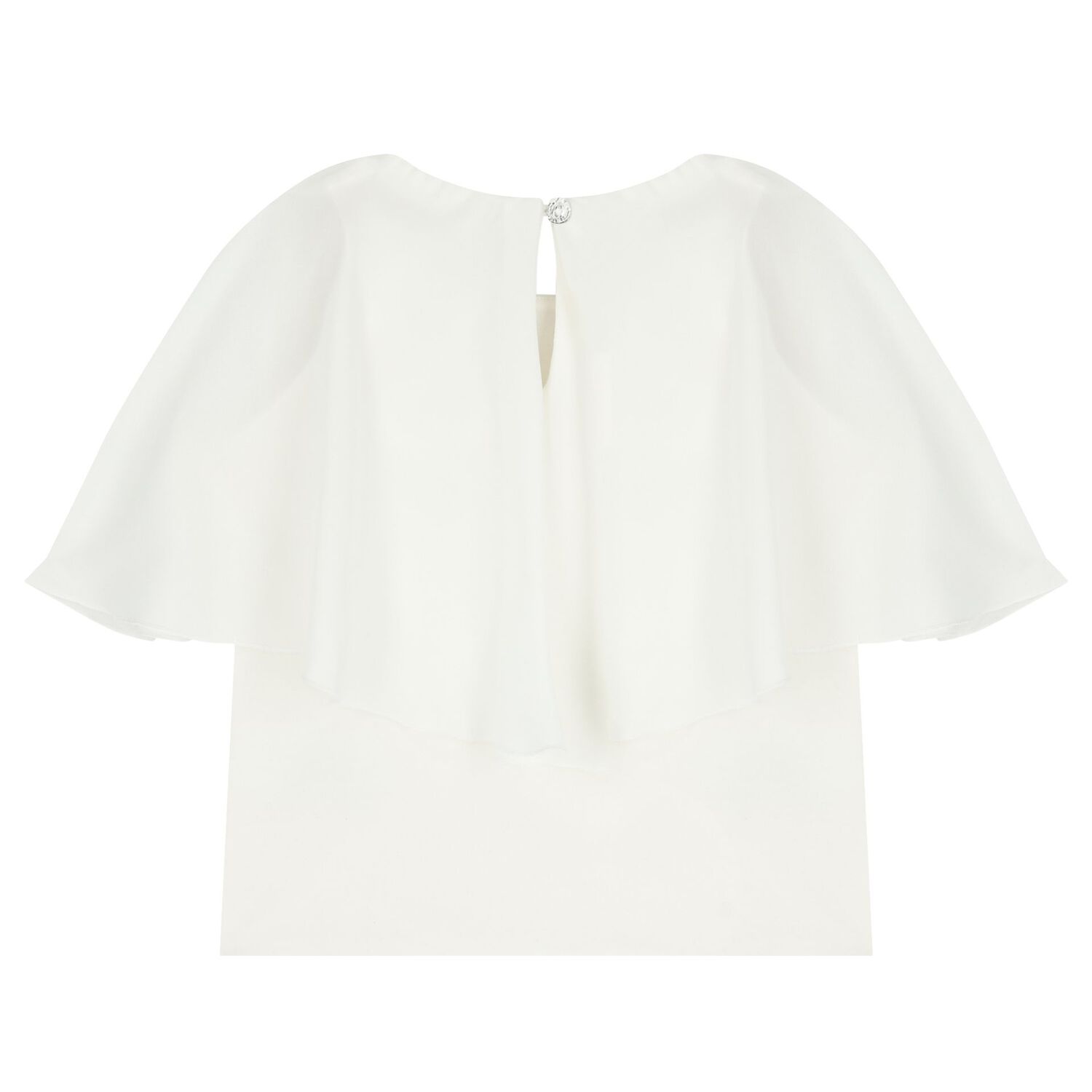 طقم تنورة بنات بطبعة الزهور باللون البيج والعاجي, 1, hi-res