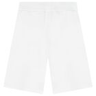 White Logo Shorts, 1, hi-res