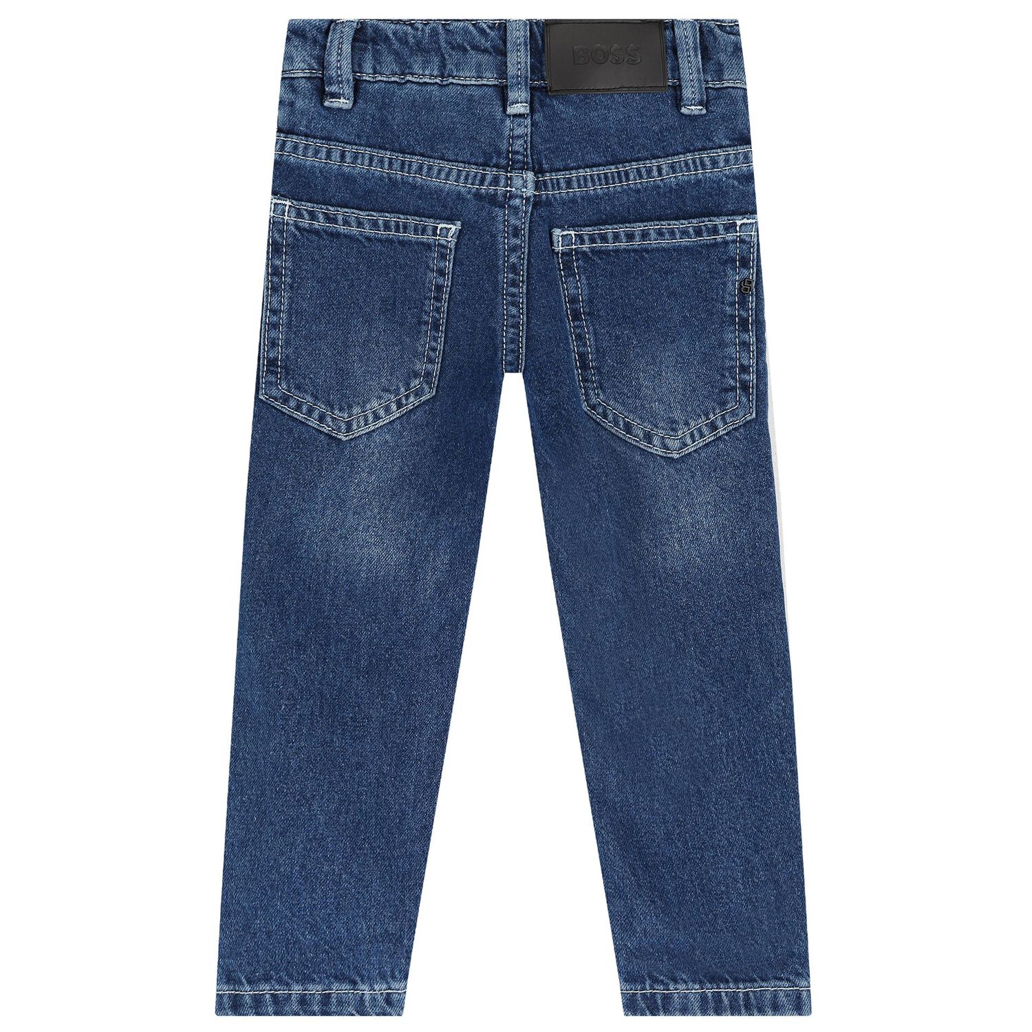 Younger Boys Blue Denim Jeans, 1, hi-res image number null