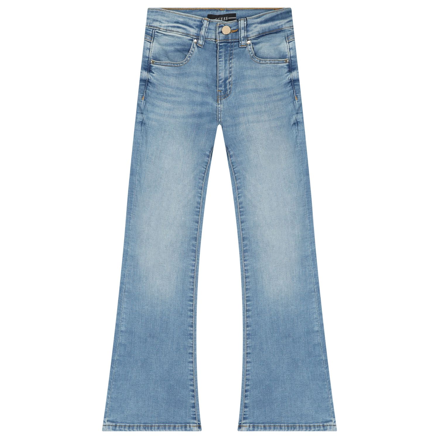 بنطلون بنات جينز دينيم باللون الازرق , 1, hi-res image number null