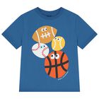 Boys Blue Balls T-Shirt, 1, hi-res