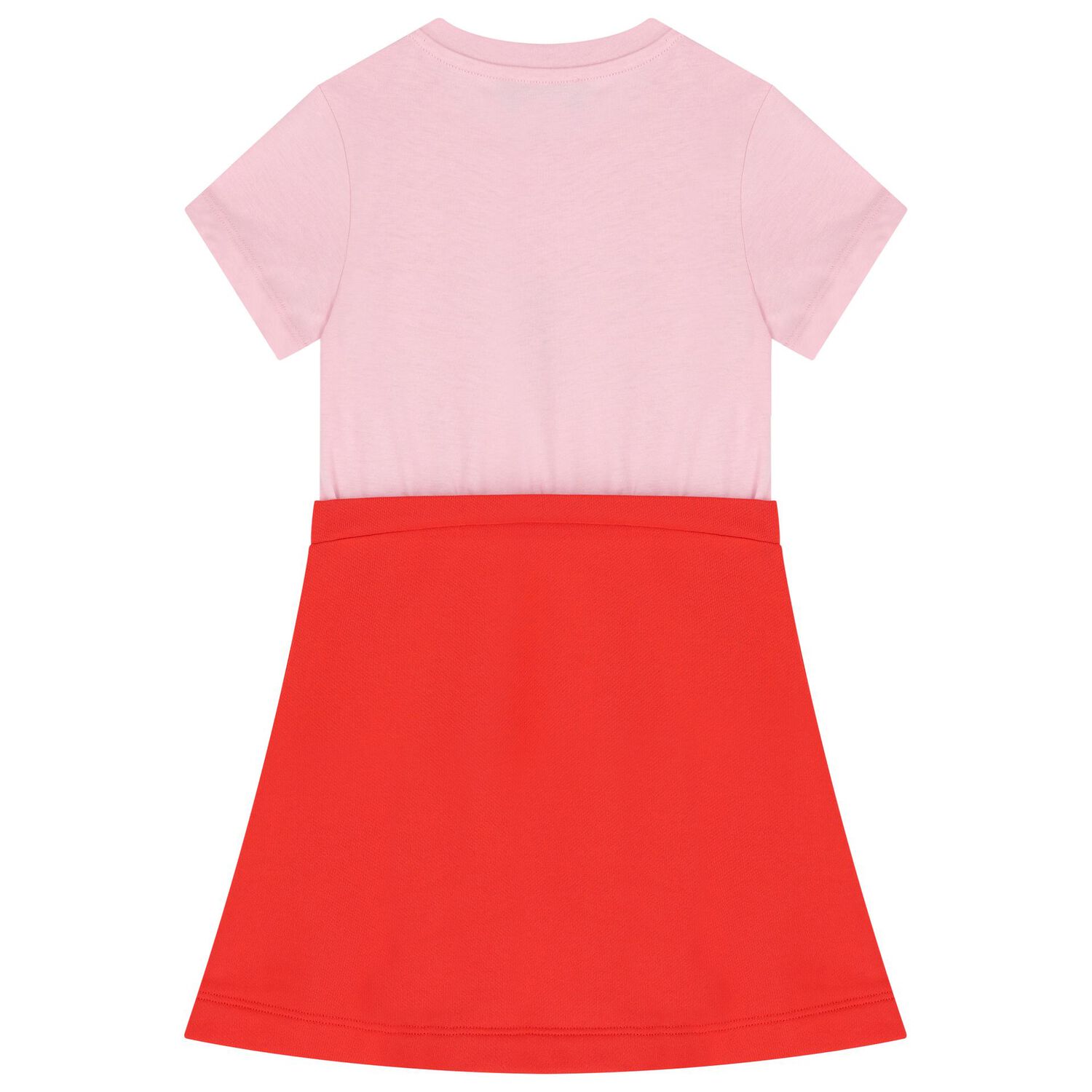 فستان بطبعة الزهور باللون الأحمر للبنات, 1, hi-res image number null