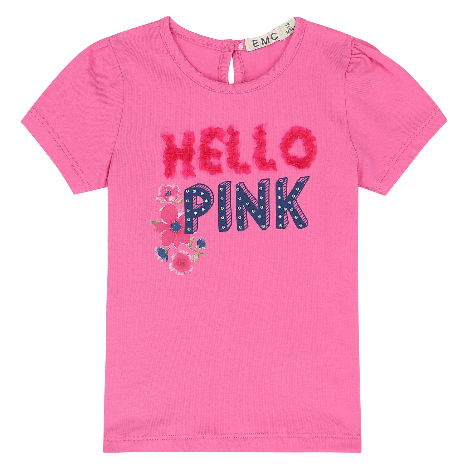 طقم شورت باللون الزهري والأبيض, 1, hi-res