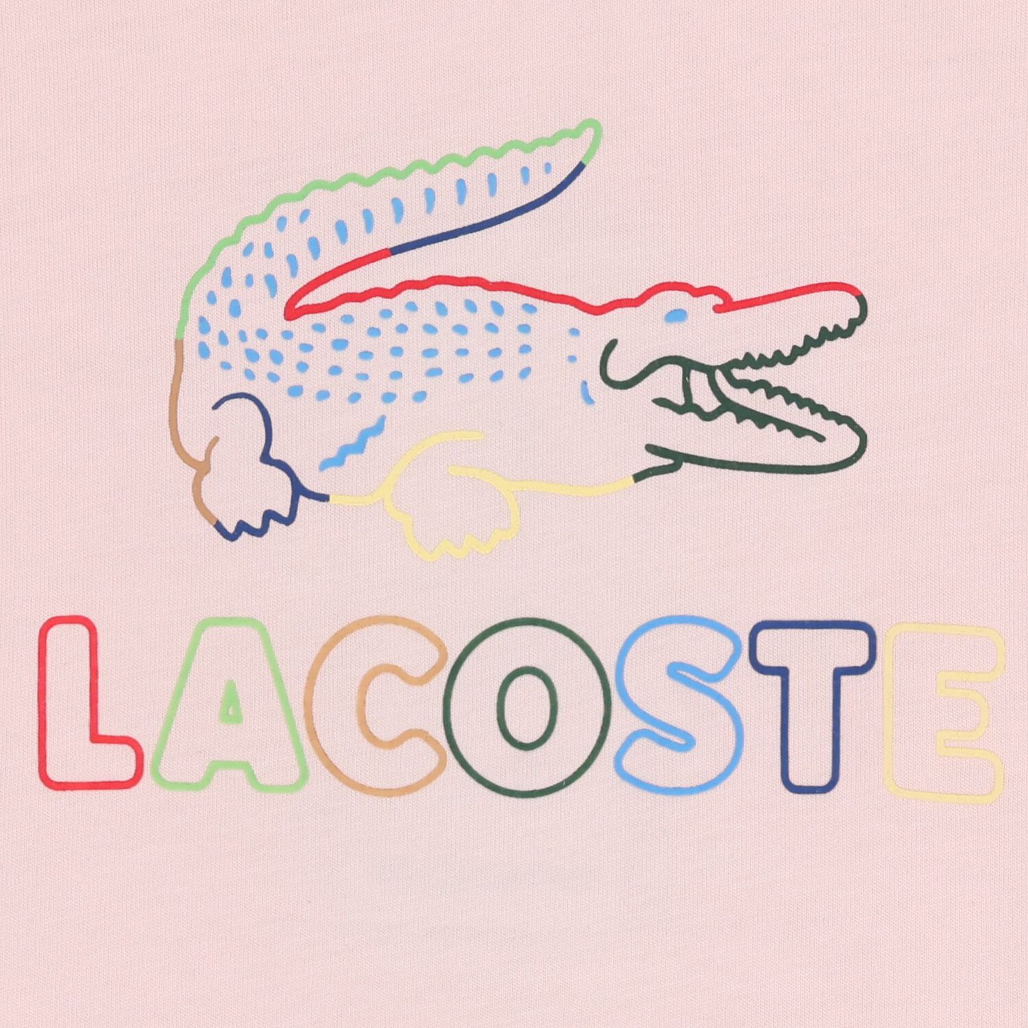 تيشيرت بنات بالشعار باللون الوردي, 2, hi-res