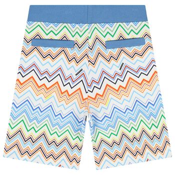 Boys Multi-Coloured Zig Zag Shorts