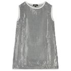 طقم فستان بنات باللون الذهبي والأبيض, 1, hi-res