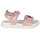 صندل برسمة القلوب باللون الابيض و الوردي الذهبي , 1, hi-res