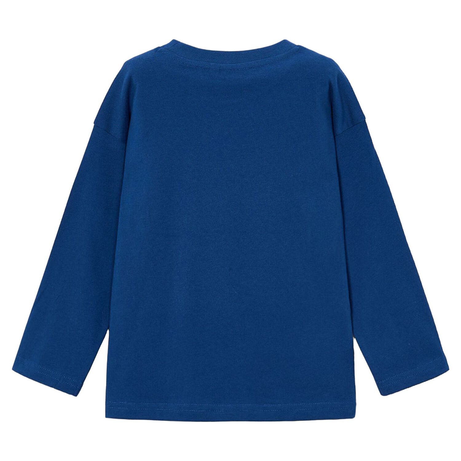 Boys Blue Robot Long Sleeve Top, 1, hi-res