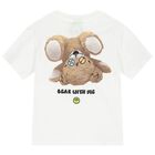 قميص أبيض بشعار للأولاد, 1, hi-res