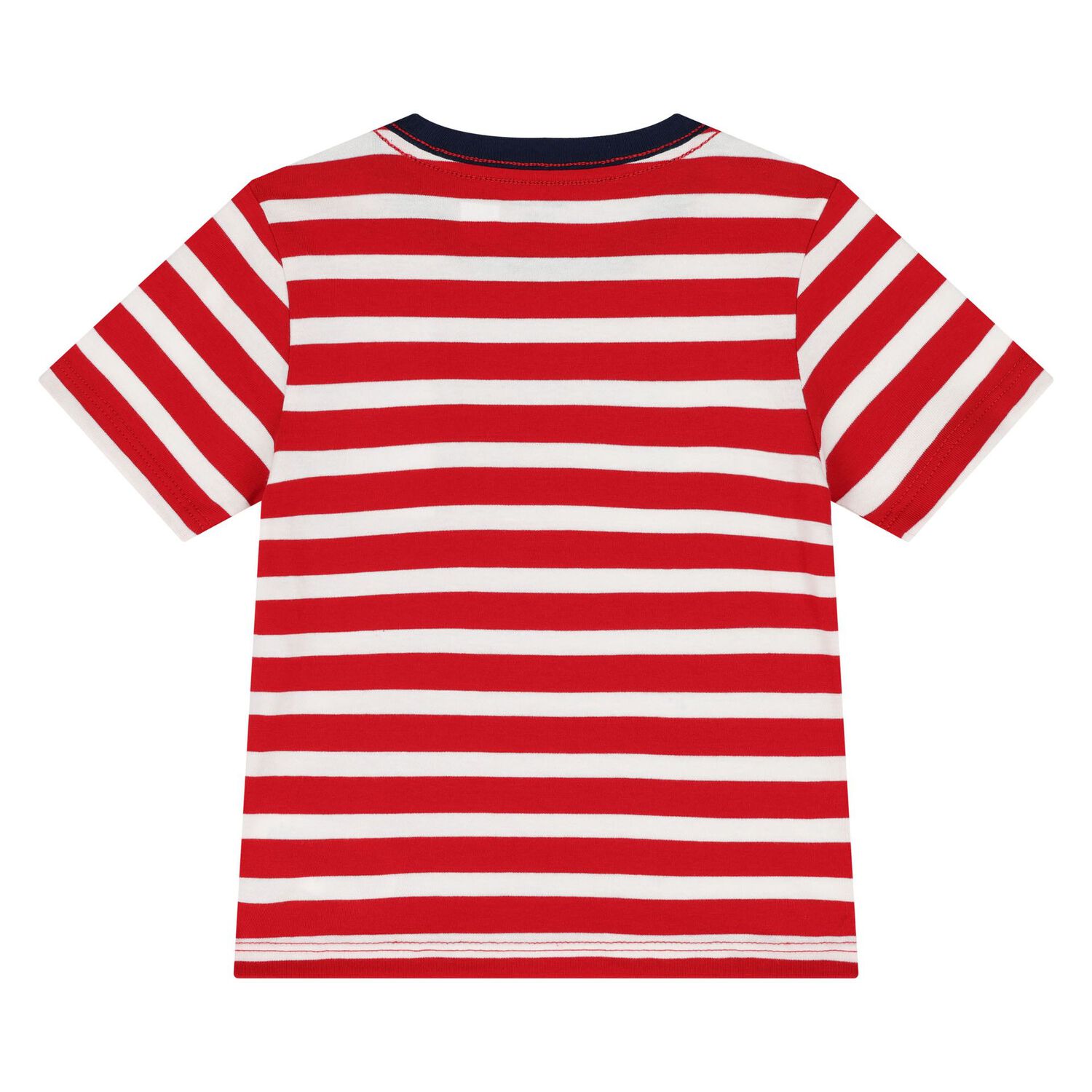 Baby Boys Red & Navy Blue Shorts Set, 1, hi-res