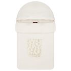 مدس بالشعار باللون العاجى والذهبي , 1, hi-res