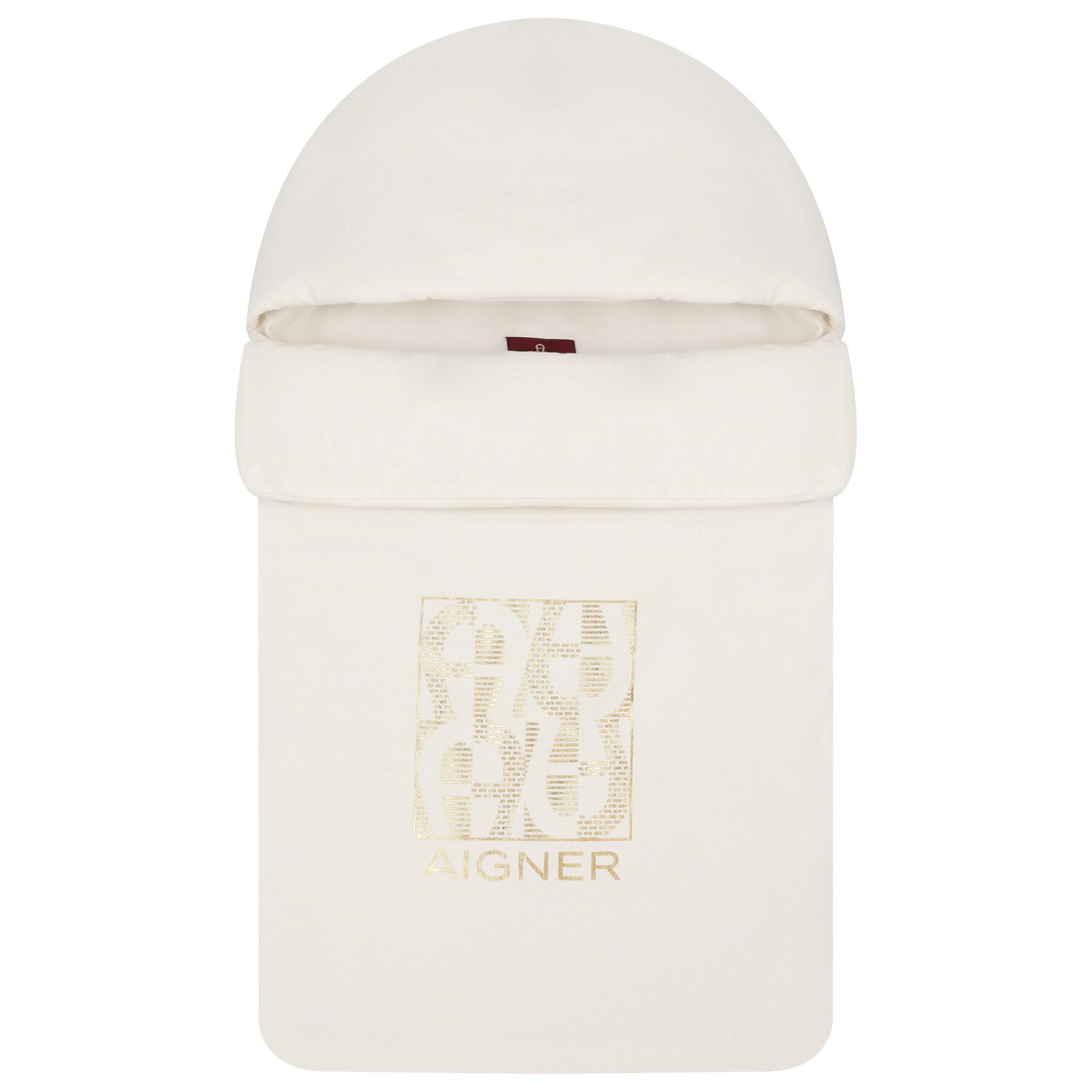 مدس بالشعار باللون العاجى والذهبي , 1, hi-res