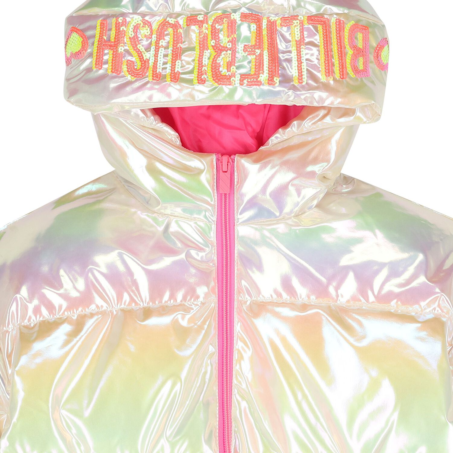 جاكيت منفوخ  باللون العاجي باللون للبنات, 1, hi-res