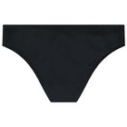 Girls Black Teddy Bear Logo Bikini, 2, hi-res