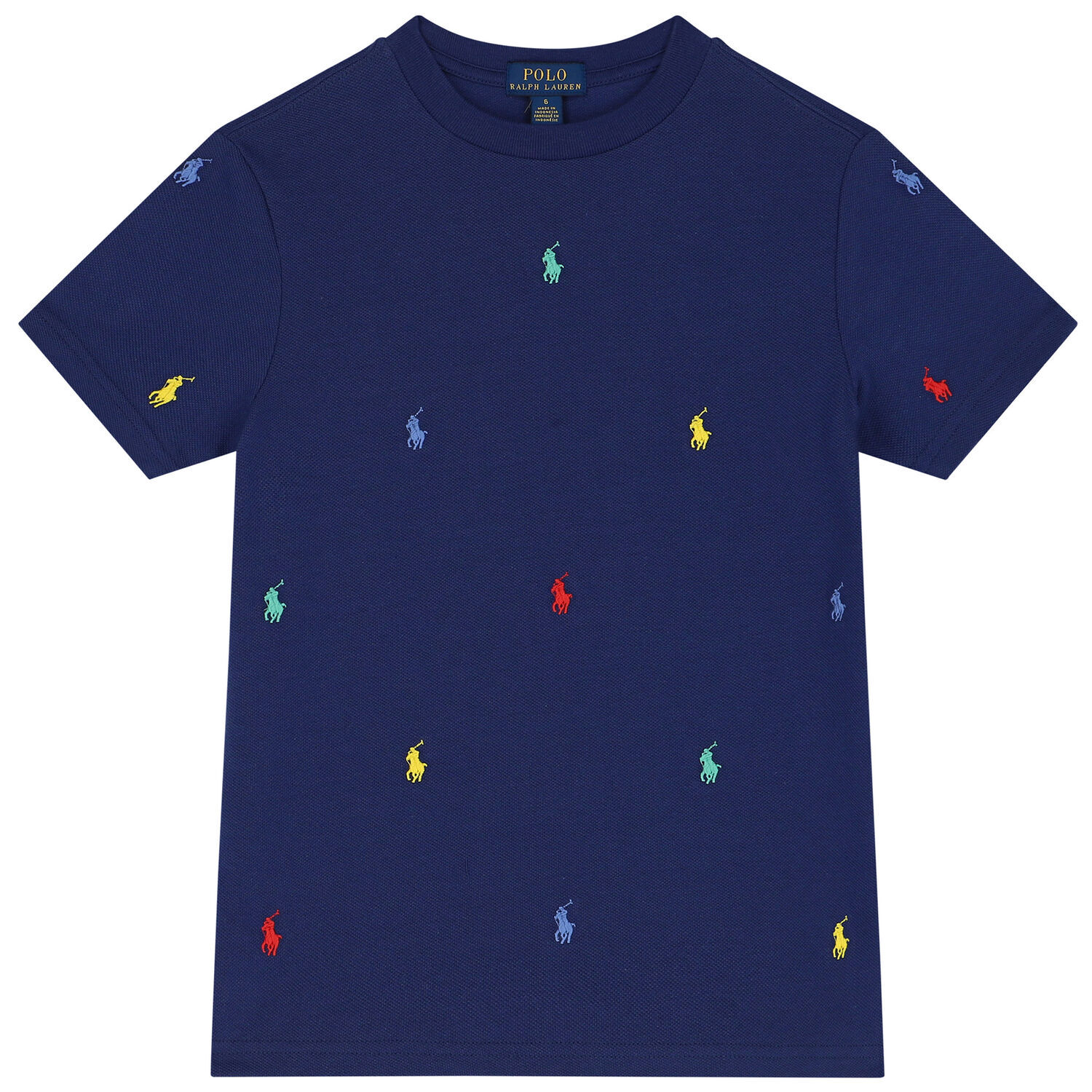 Boys Navy Blue Logo T-Shirt, 2, hi-res image number null