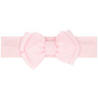 Baby Girls Pink Bow Headband, 1, hi-res
