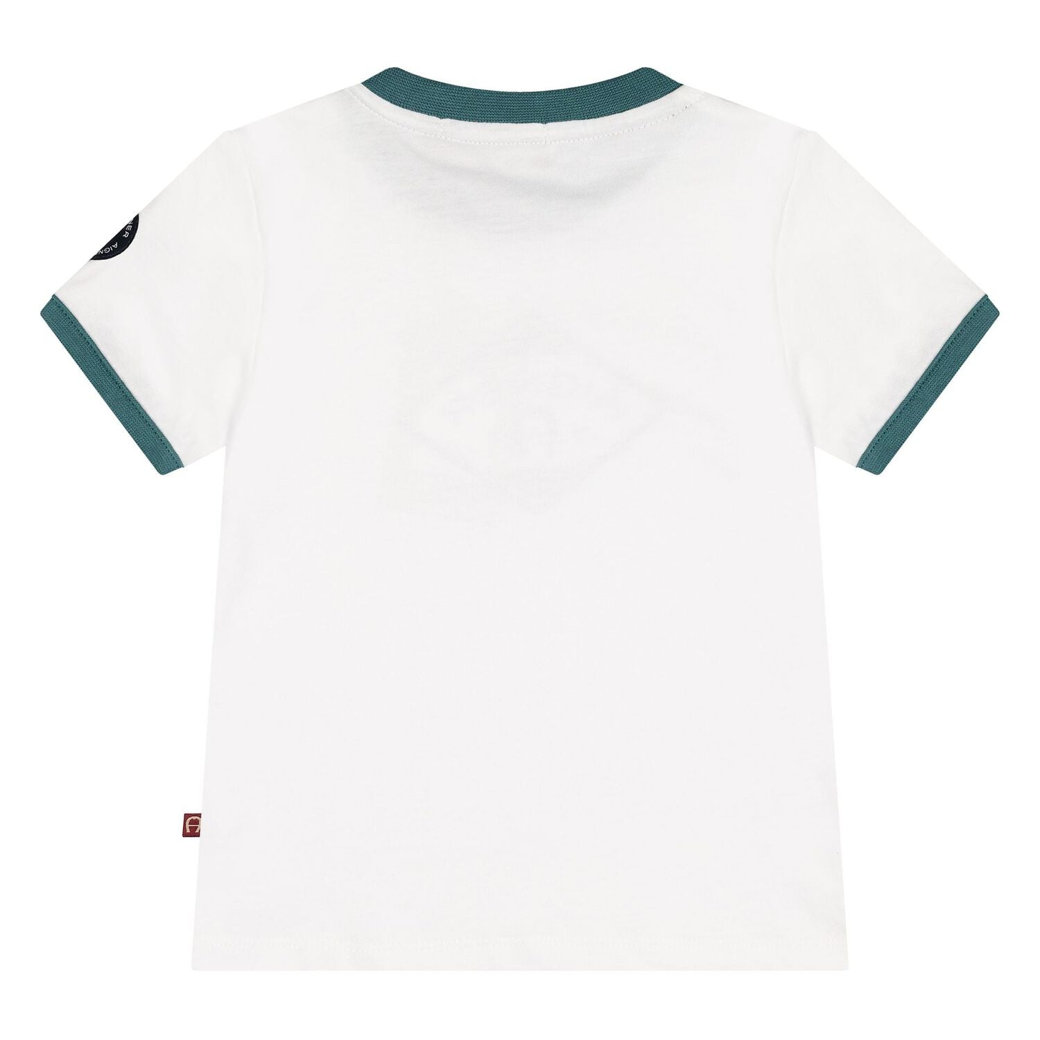 Younger Boys White Logo T-Shirt, 1, hi-res