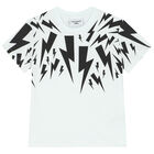 تيشيرت باللون الأبيض للأولاد, 2, hi-res