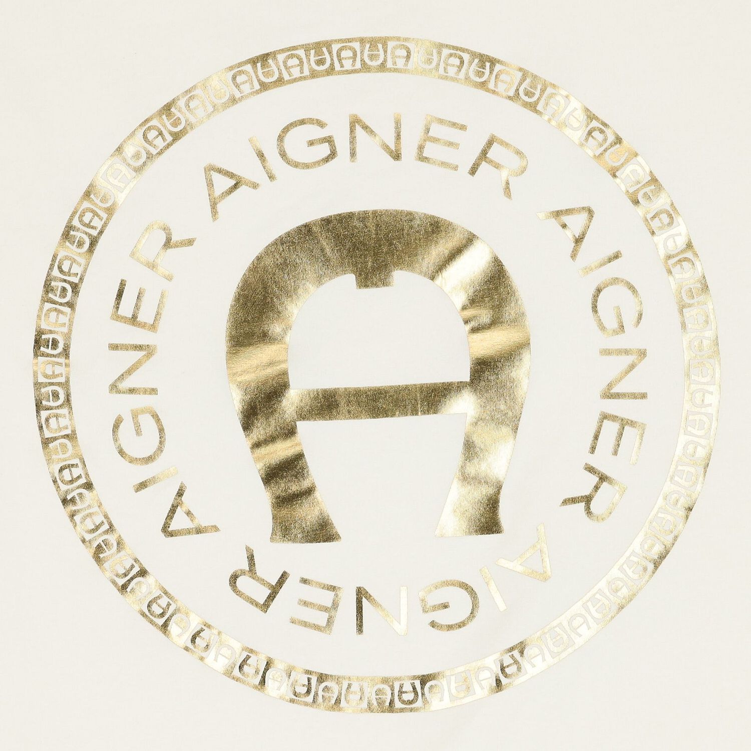 Ivory & Gold Logo Baby Blanket, 1, hi-res image number null