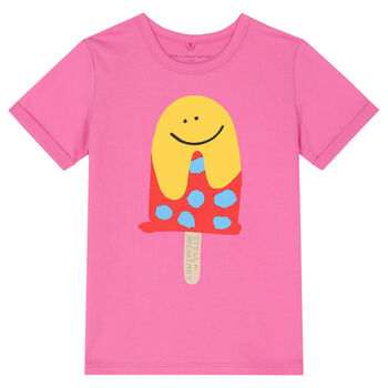 Girls Pink Pop-Sickle T-Shirt